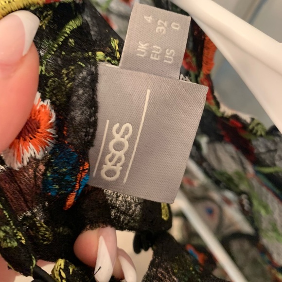 ASOS premium embroidered mesh blouse - Picture 16 of 16